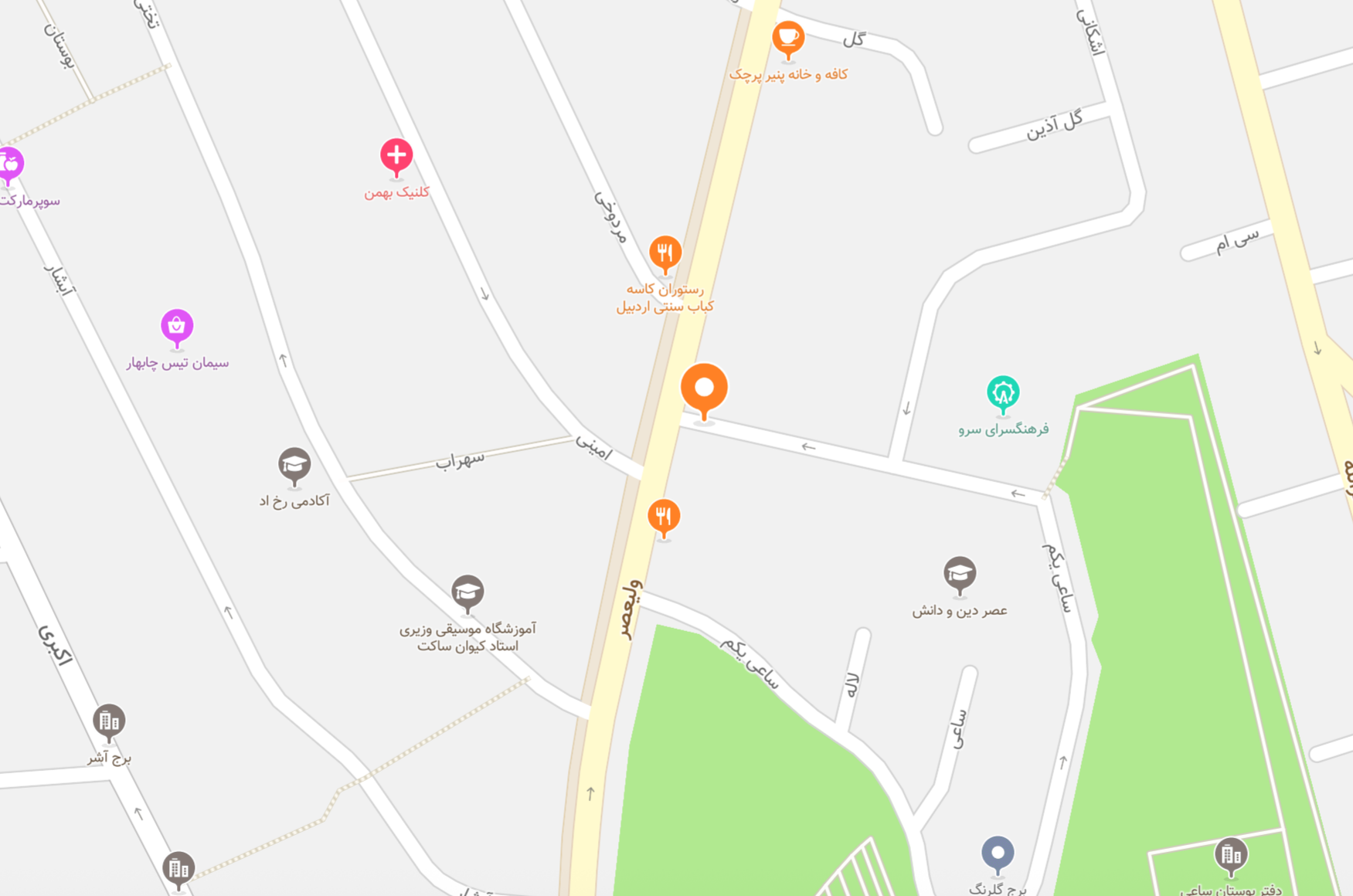 لوکیشن شرکت